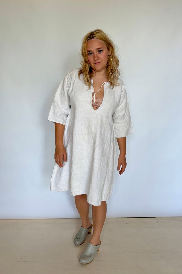 Vintage French Linen Dress Selected by Atlantic vintage #2