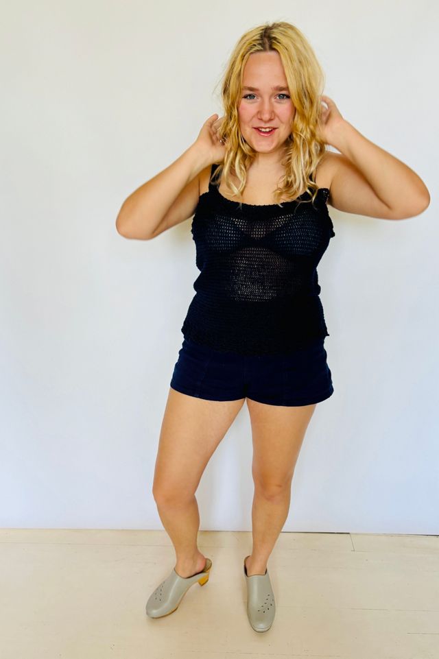 Hand Corchet Ruffel Cami Selected by Atlantic Vintage #1