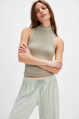 Rib + Lettuce Muscle Tank Top by Intimately at Free People in Scales, Size: XS/S