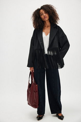 Gilet à franges Paris Texas | Free People FR