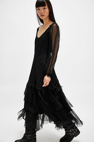 Nigel Preston Lace Tiered Dress product page