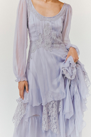 Nigel Preston Lace Tiered Dress