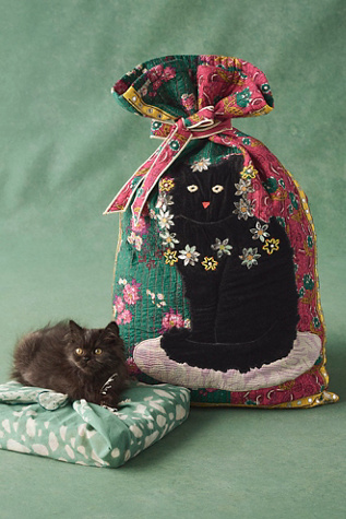 FP One Fancy Cat Gift Sack At Free People