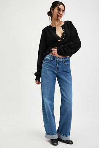 Mid Rise Wide Leg Jeans | Free People