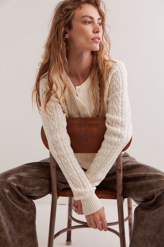 We The Free Aydin Cable Cardi #2