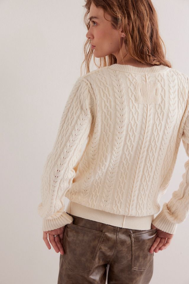 We The Free Aydin Cable Cardi #1
