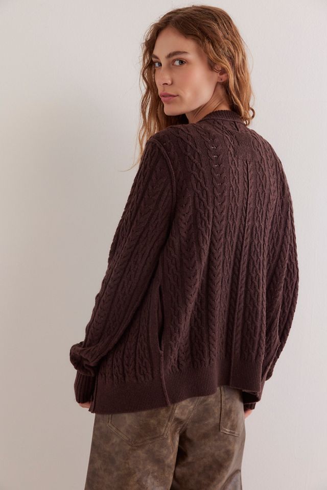 We The Free Aydin Cable Cardi #1