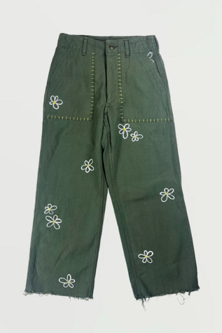 Vintage Daisy Army Pants Selected by Rank & Sugar