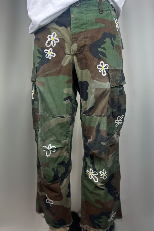 Vintage Daisy Camo Army Pants Selected by Rank & Sugar #1