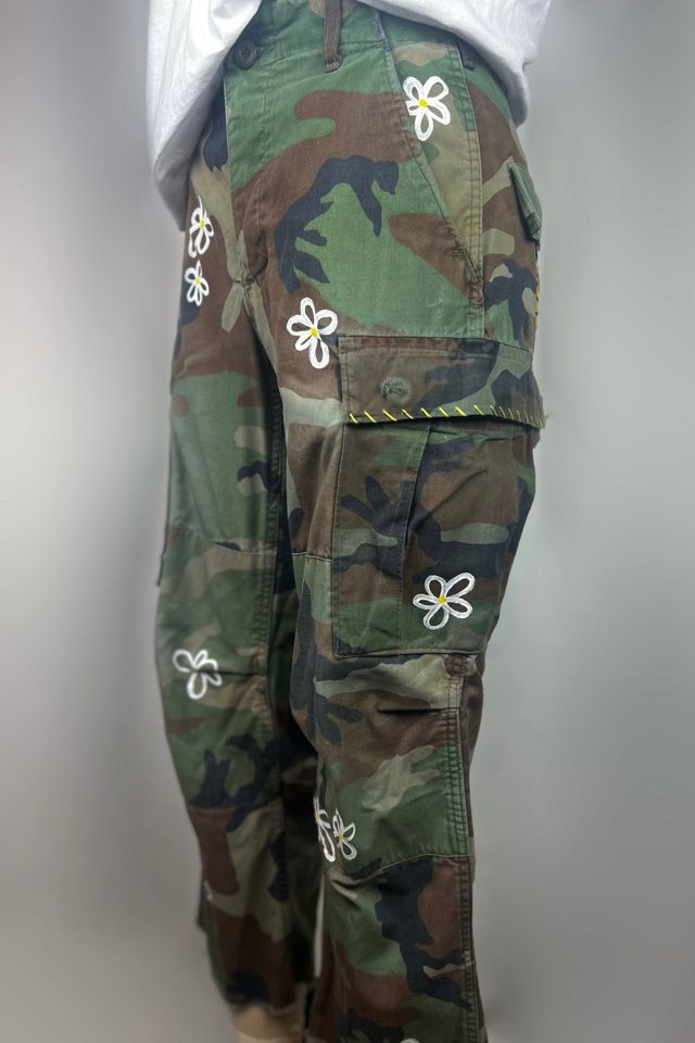 Vintage Daisy Camo Army Pants Selected by Rank & Sugar #2