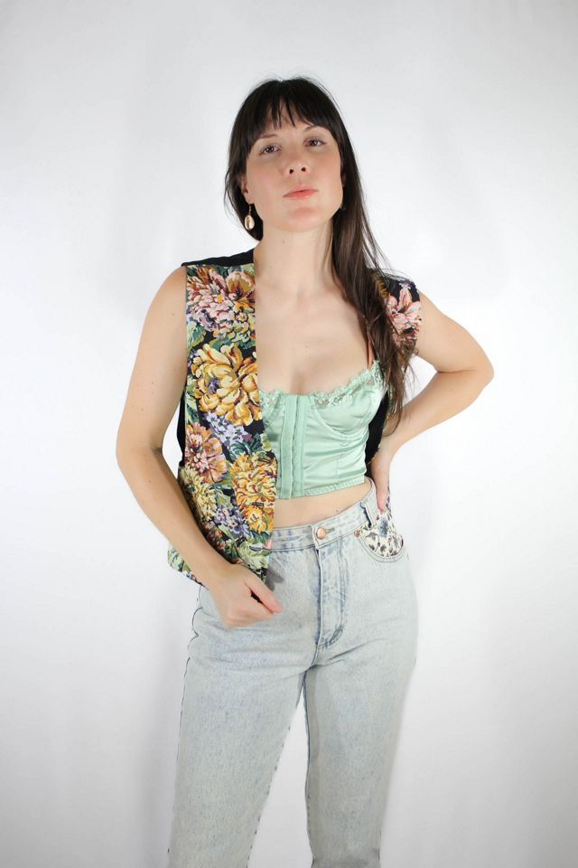 1980s Floral Print Tapestry Vest Selected By Moons + Junes Vintage #2