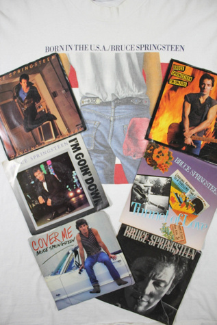 1984 Bruce Springsteen Tee & Keepsake Record Bundle Selected By Moons + Junes Vintage