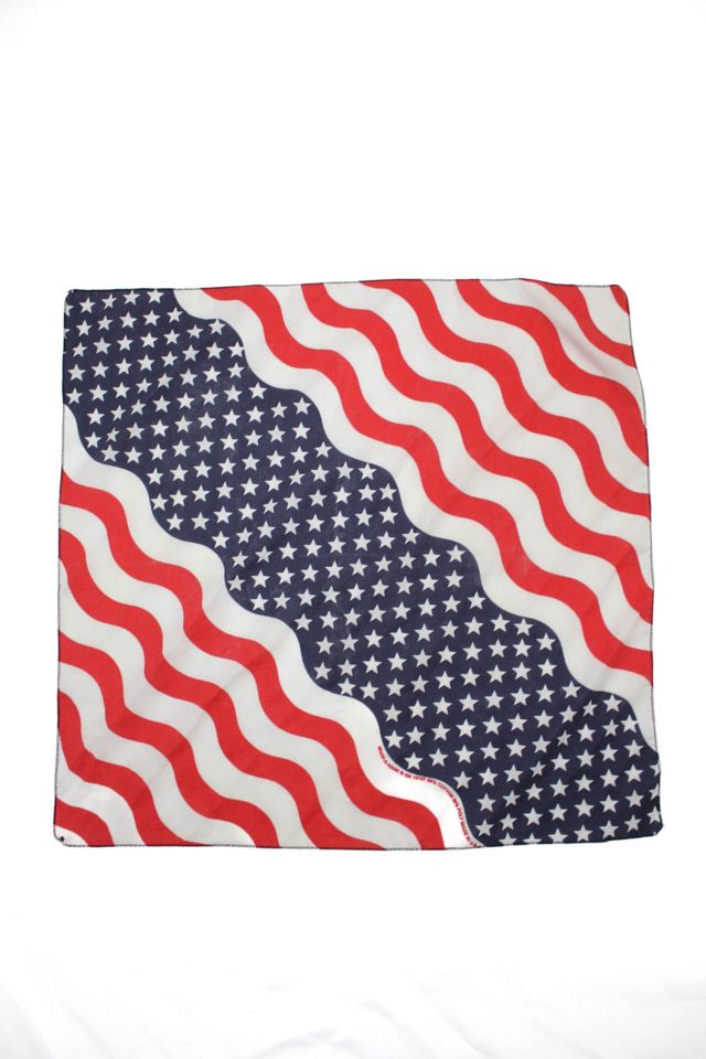 1980s American Flag Team USA Bandana Scarf Selected By Moons + Junes Vintage #3