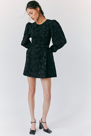 Isabel Mini Dress at Free People in Black, Size: Medium