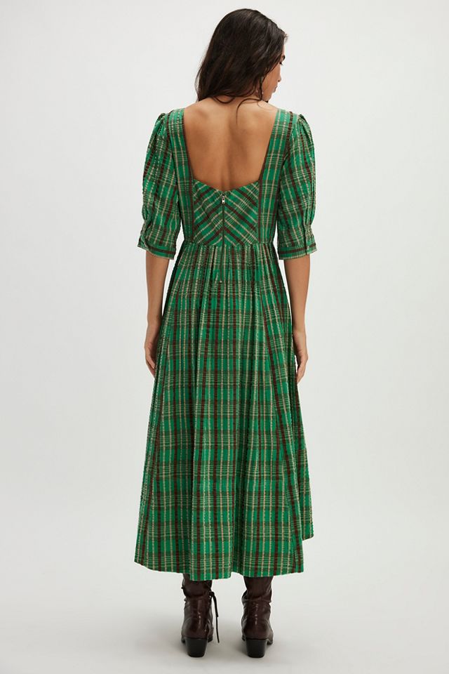 Tulie Plaid Midi Dress #1
