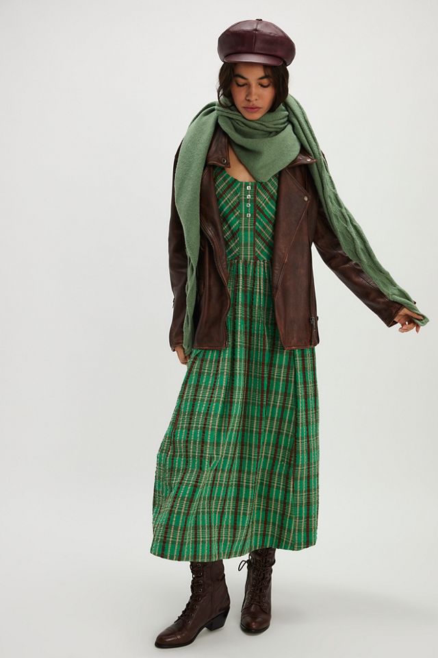 Tulie Plaid Midi Dress #2