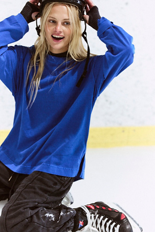 Hustle Layer Top by FP Movement at Free People in Light Cobalt, Size: Small