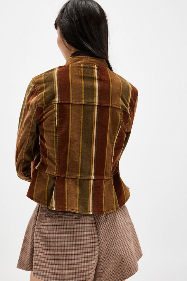 Jocelyn Velvet Printed Jacket | Free People