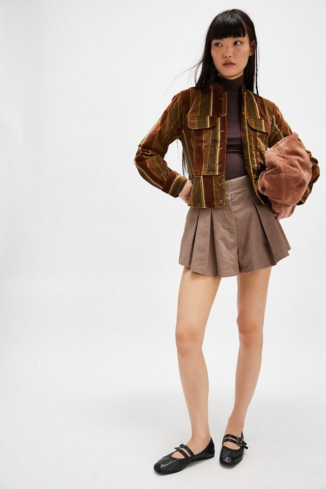 Jocelyn Velvet Printed Jacket #2