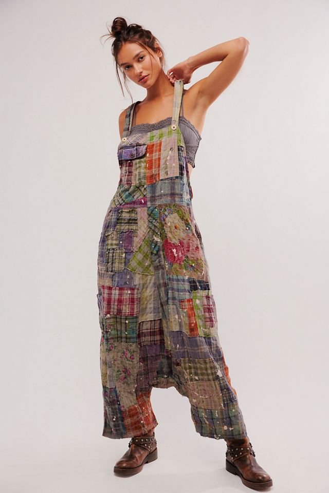 Free People ★ Magnolia Pearl Madras Harem Overalls Magnolia Pearl Madras Harem Overalls | Free People