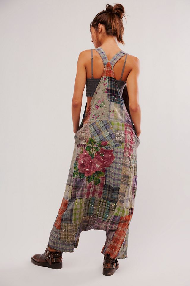 Magnolia Pearl Madras Harem Overalls #1