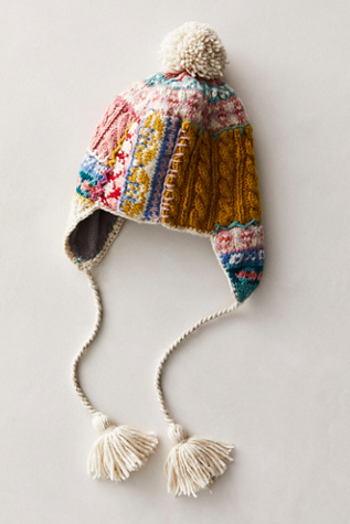Женский головной убор French Knot Brimfield Earflap Trapper Hat, цвет: Белый — фото 3