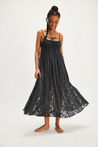 Hailee Slip By Intimately At Free People In Carbon, Size: XS