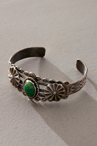 Broken Arrow Sunny Days Cuff by Broken Arrow Jewelry at Free People in Silver/Turquoise