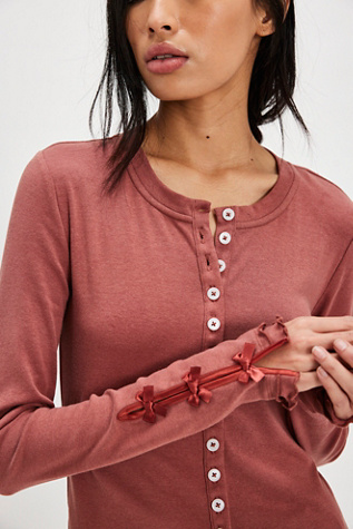 Long Time Love Top at Free People in Cedar Wood Combo, Size: Medium