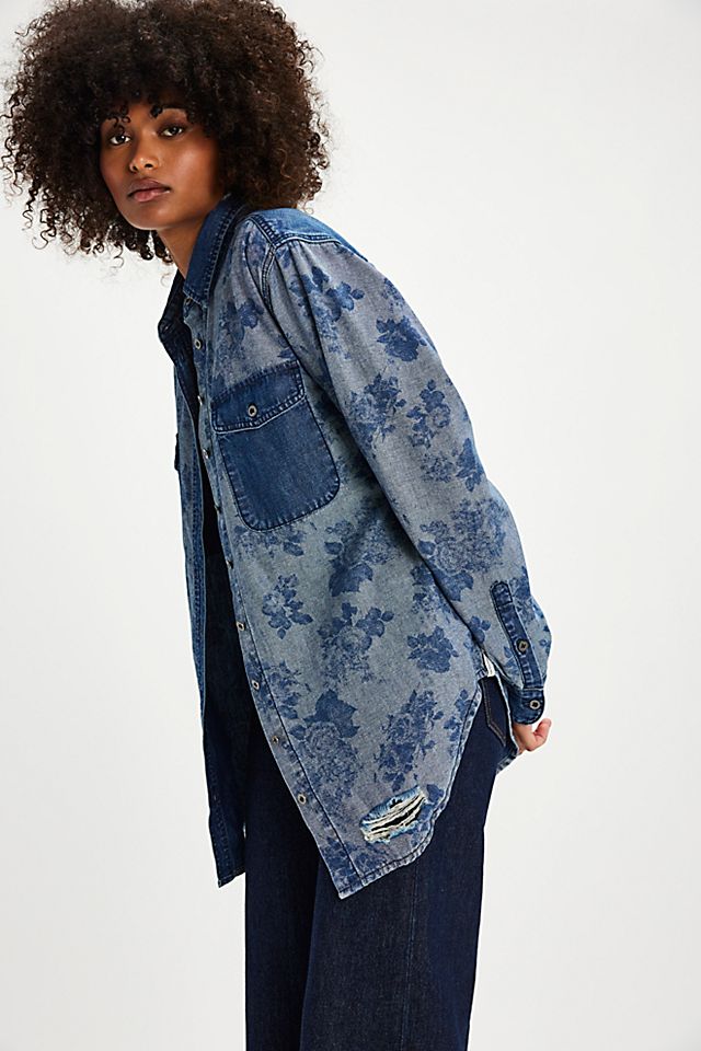 Everyday Denim Shirt in Rosewood Everyday Denim Shirt in Rosewood