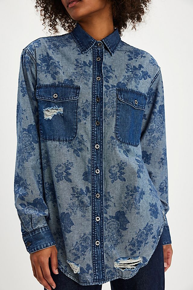 Everyday Denim Shirt in Rosewood Everyday Denim Shirt in Rosewood