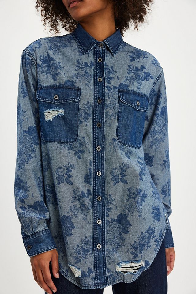 Everyday Denim Shirt in Rosewood