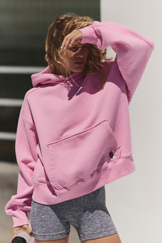 A Cut Above Hoodie by FP Movement at Free People, Pink Icing, M