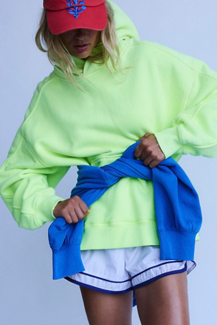 A Cut Above Hoodie by FP Movement at Free People, Sour Citrus, L