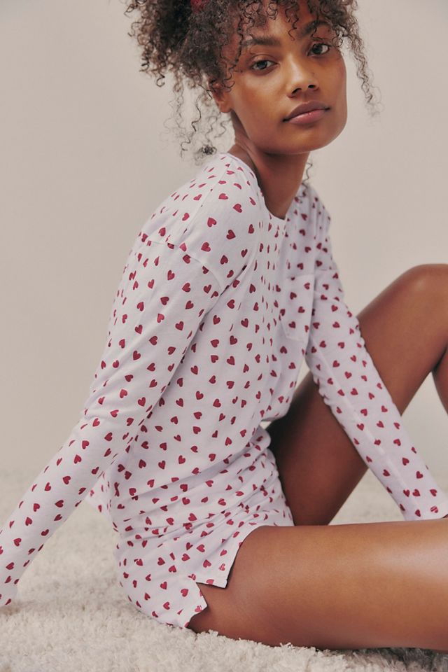 Only Hearts x Intimately Heritage Heart Long-Sleeve Tee | Free People