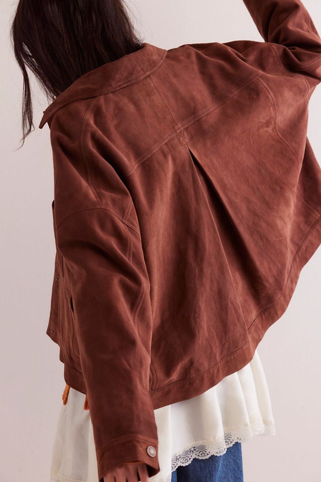 We The Free Opal Swing Suede Jacket
