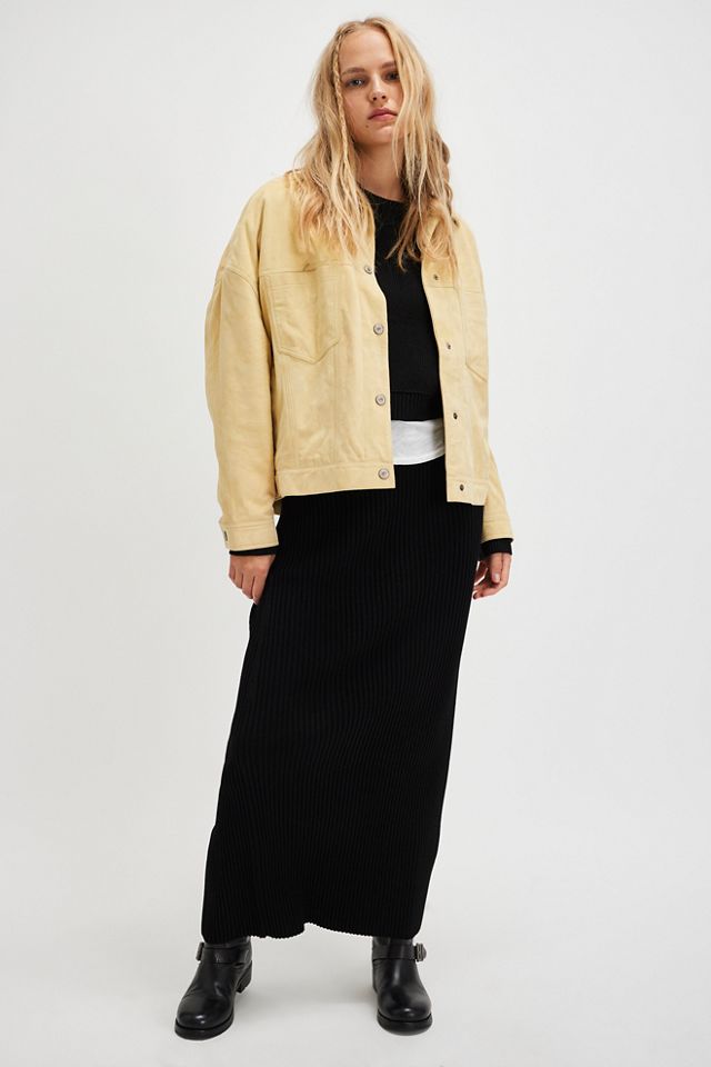 We The Free Opal Swing Suede Jacket #6