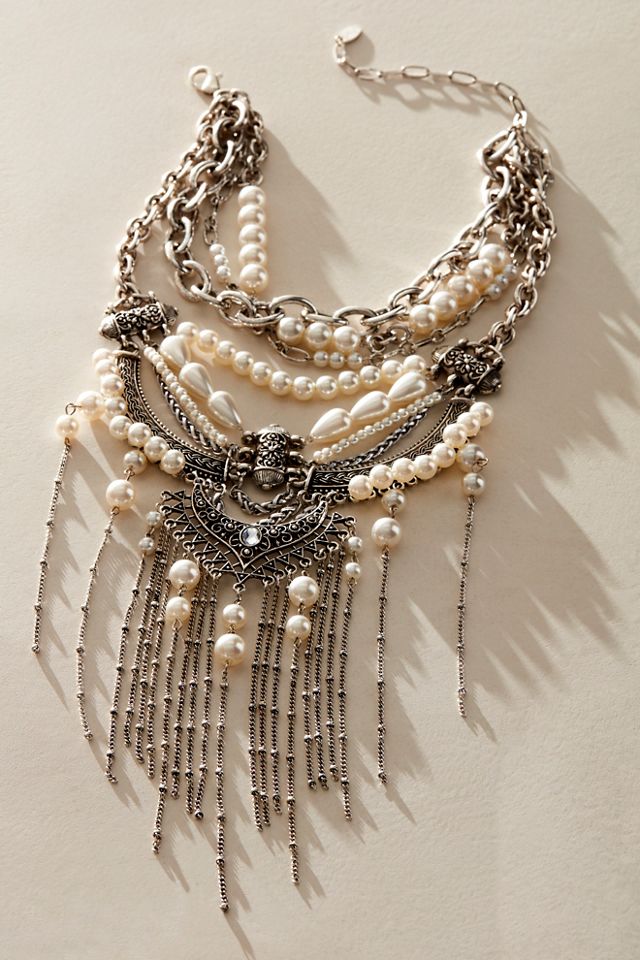 Pearl Pressure Mega Layer Necklace #3
