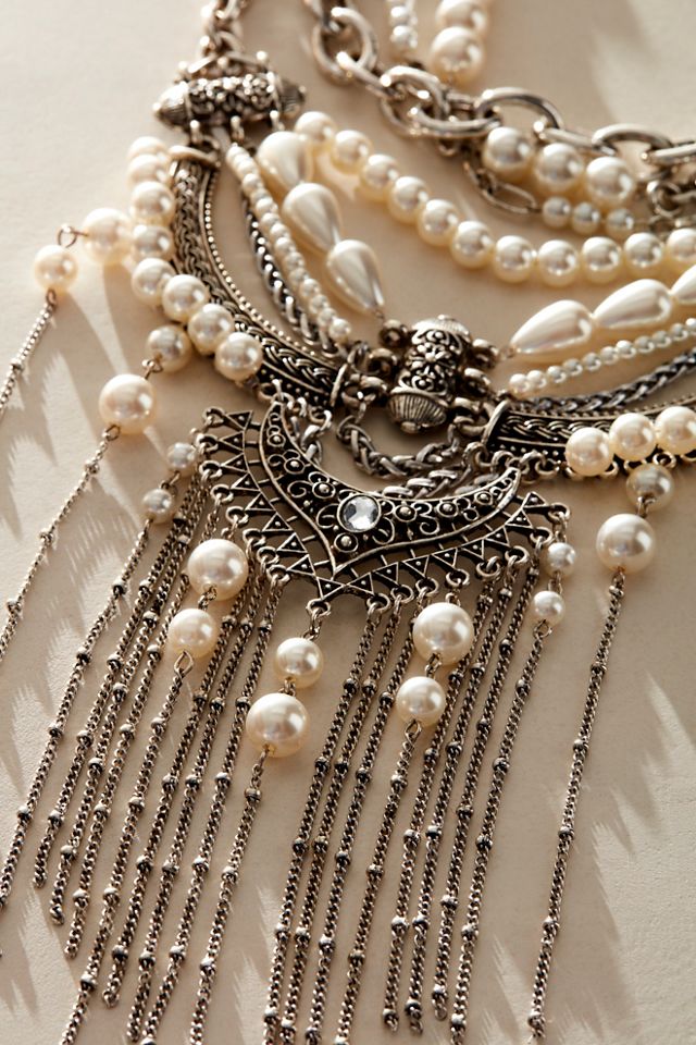 Pearl Pressure Mega Layer Necklace #4