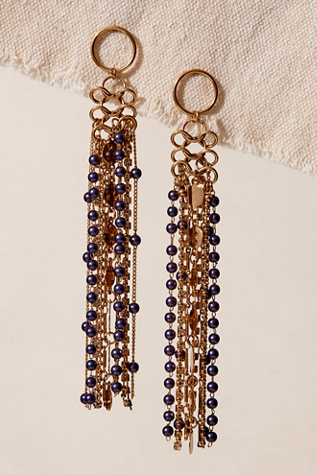 Nicole Dangle Earrings At Free People In Gold