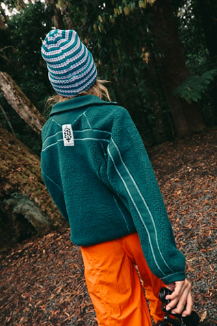Ready Set Rib Pullover by FP Movement at Free People in Pine Needle, Size: XS