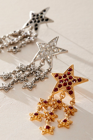 Phoenix Star Dangles par Free People en Black/Silver, pour femme
