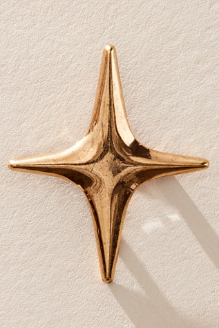 North Star Brooch At Free People In Gold