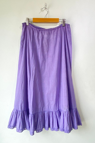 Vintage Laura Ashley Purple Underskirt Selected by The Curatorial Dept.