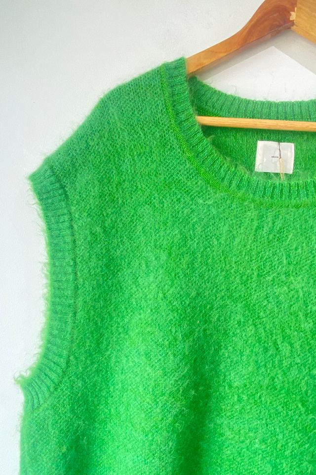 Smock Green Fuzzy Sweater Vest Selected by The Curatorial Dept. #2