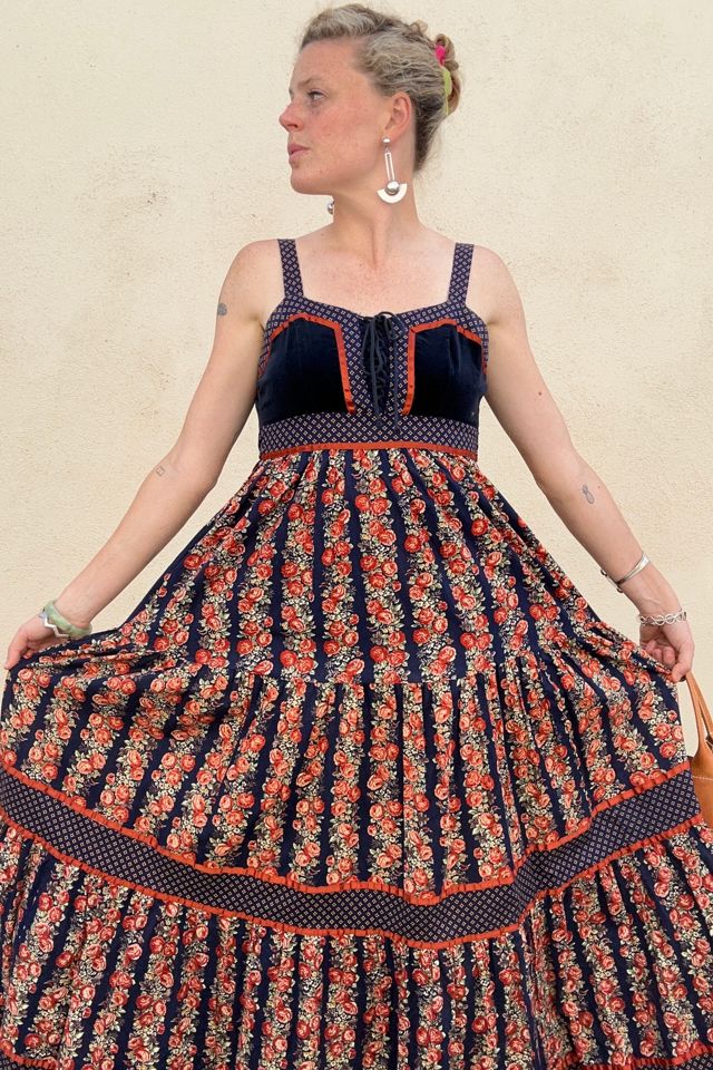 Vintage Gunne Sax Cabbage Rose Print Dress Selected by The Curatorial Dept. #3