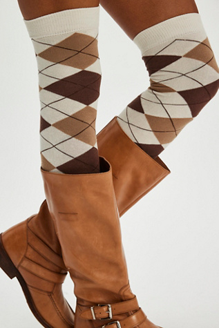 Prep School Knee High Socks at Free People in Ivory