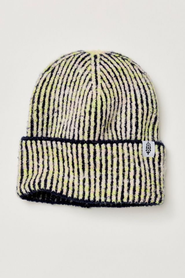 Spacedye Ribbed Cool Down Beanie | Free People display picture 2