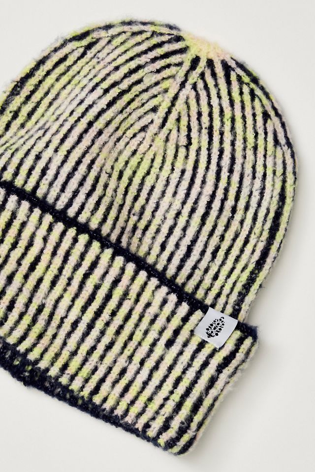 Spacedye Ribbed Cool Down Beanie | Free People display picture 1