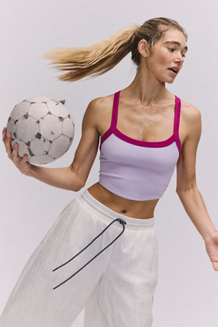 All Clear Colorblock Cami par FP Movement en Combo Glaçage Lavande, pour femme taille: M/L chez Free People